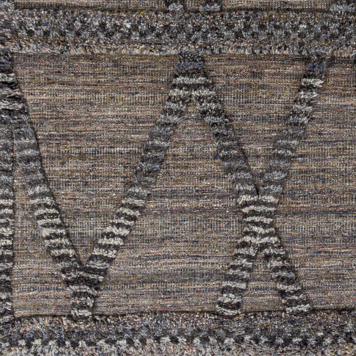 Surya Cadiz Cdz-2302 Black, Medium Gray, Charcoal, Dark Brown Rugs.