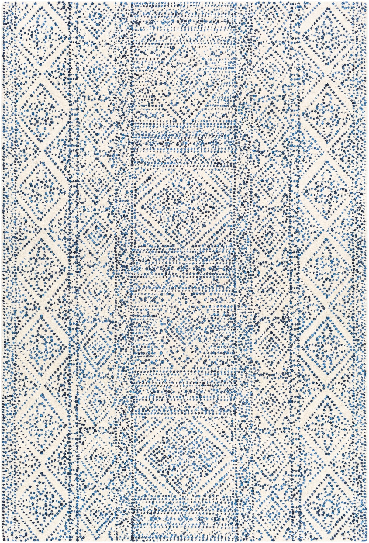 Surya Corfu Cfu-2305 Cream, Denim, Navy Rugs.