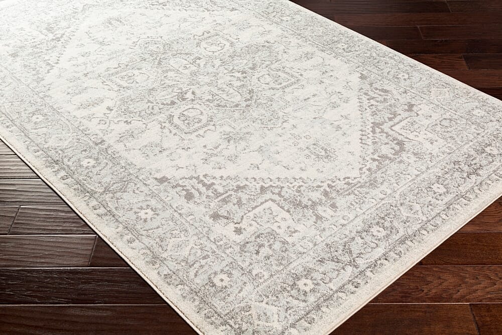 Surya Chester Che-2312 Light Gray, Medium Gray, Khaki Rugs.