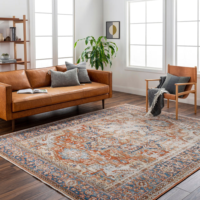 Surya Chicago Chg-2301 Orange Rug.