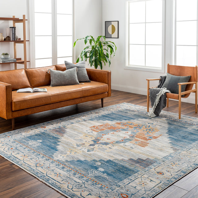 Surya Chicago Chg-2303 Blue Rug.