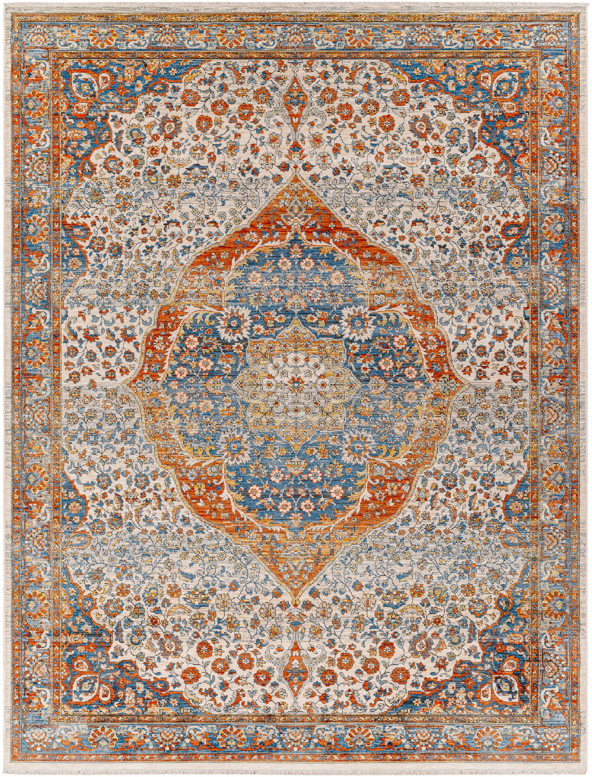 Surya Chicago Chg-2306 Orange Rug.