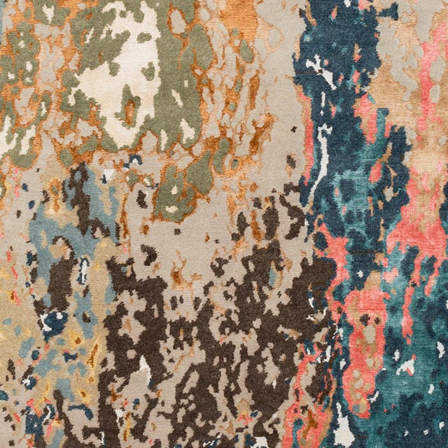 Surya Chemistry Chm-2002 Navy / Coral / Teal / Tan / Gray Rugs.