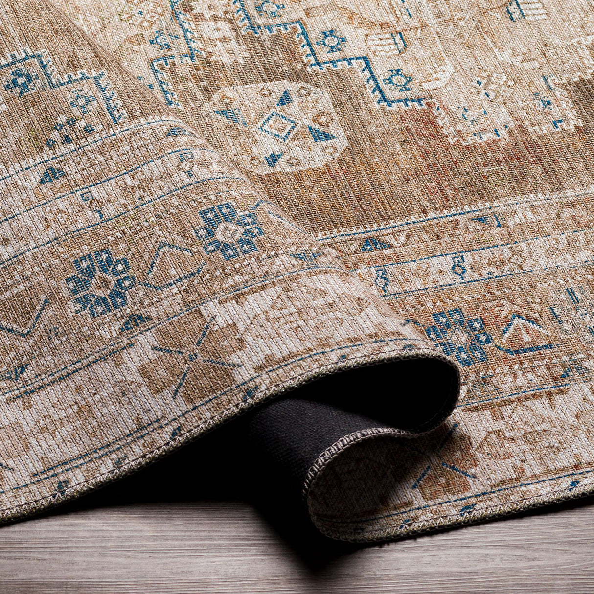 Surya Colin Cln-2303 Dusty Sage, Light Beige, Blue, Cream Rugs.