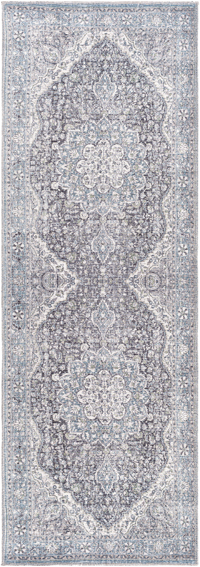 Surya Colin Cln-2308 Dark Blue, Dark Green, Black, Cream Rugs.