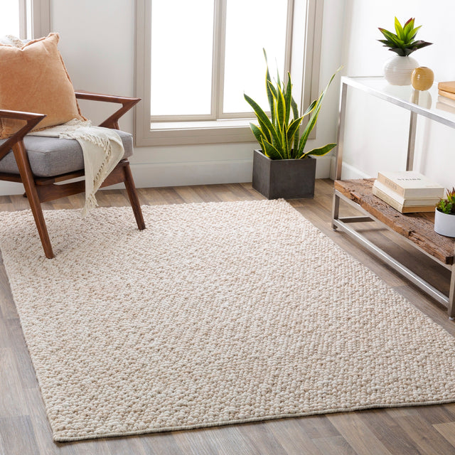 Surya Como Coo-2301 Khaki, Ivory Rugs.
