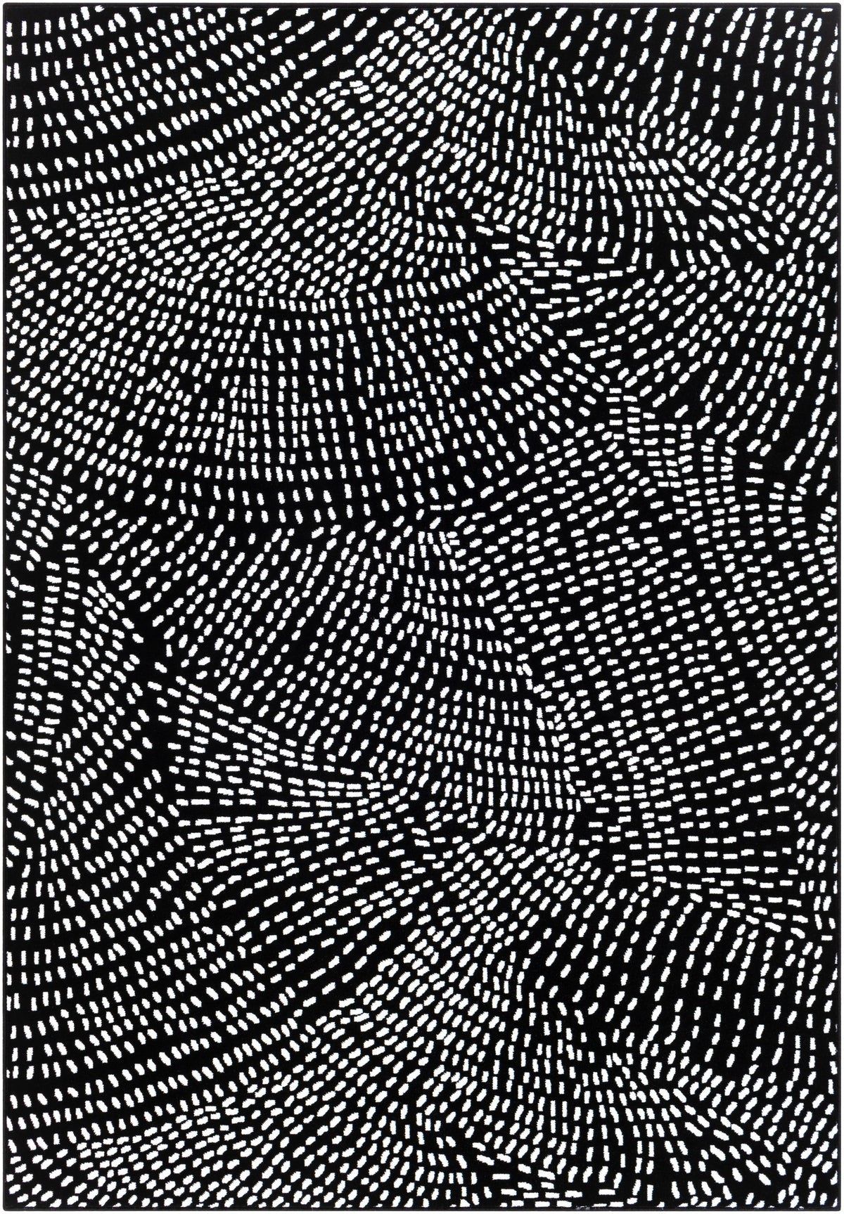 Surya Contempo Cpo-3859 Black, White Rugs.