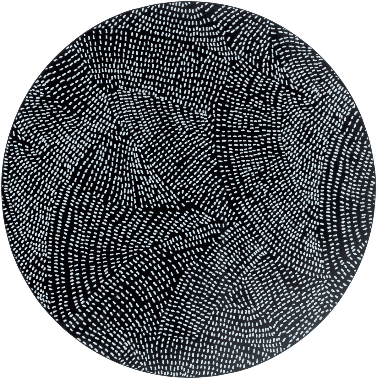 Surya Contempo Cpo-3859 Black, White Rugs.