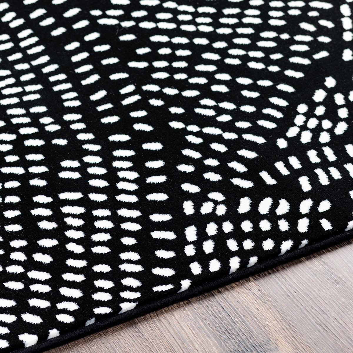 Surya Contempo Cpo-3859 Black, White Rugs.