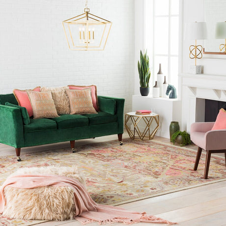 Surya Cappadocia Cpp-5021 Fuschia, Medium Gray, Dark Purple Rugs.