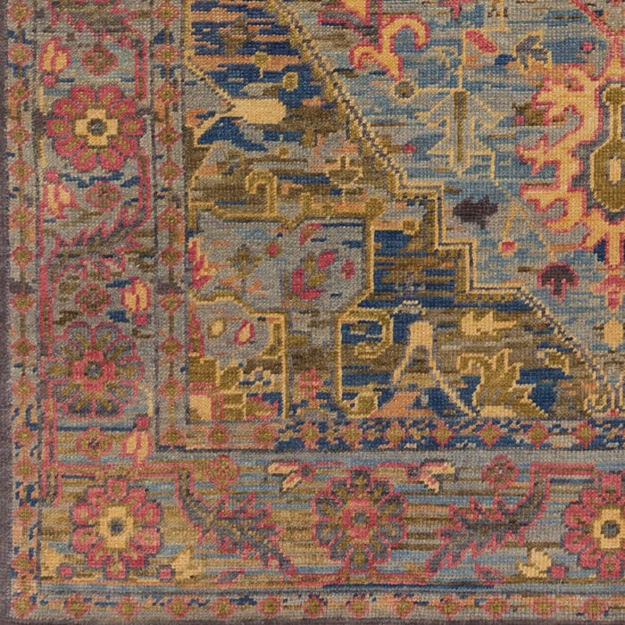 Surya Cappadocia Cpp-5022 Sage, Bright Purple, Dark Blue Rugs.