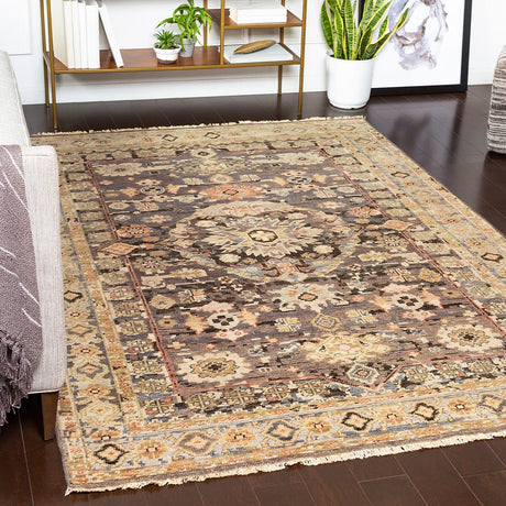 Surya Cappadocia Cpp-5029 Taupe, Cream, Camel, Tan, Black Rugs.