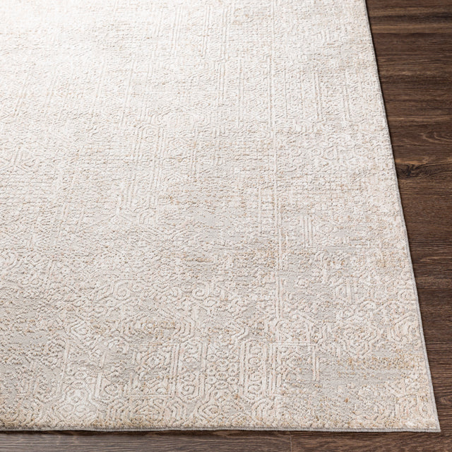 Surya Carmel Crl-2300 Light Gray, White, Taupe, Medium Gray Rugs.