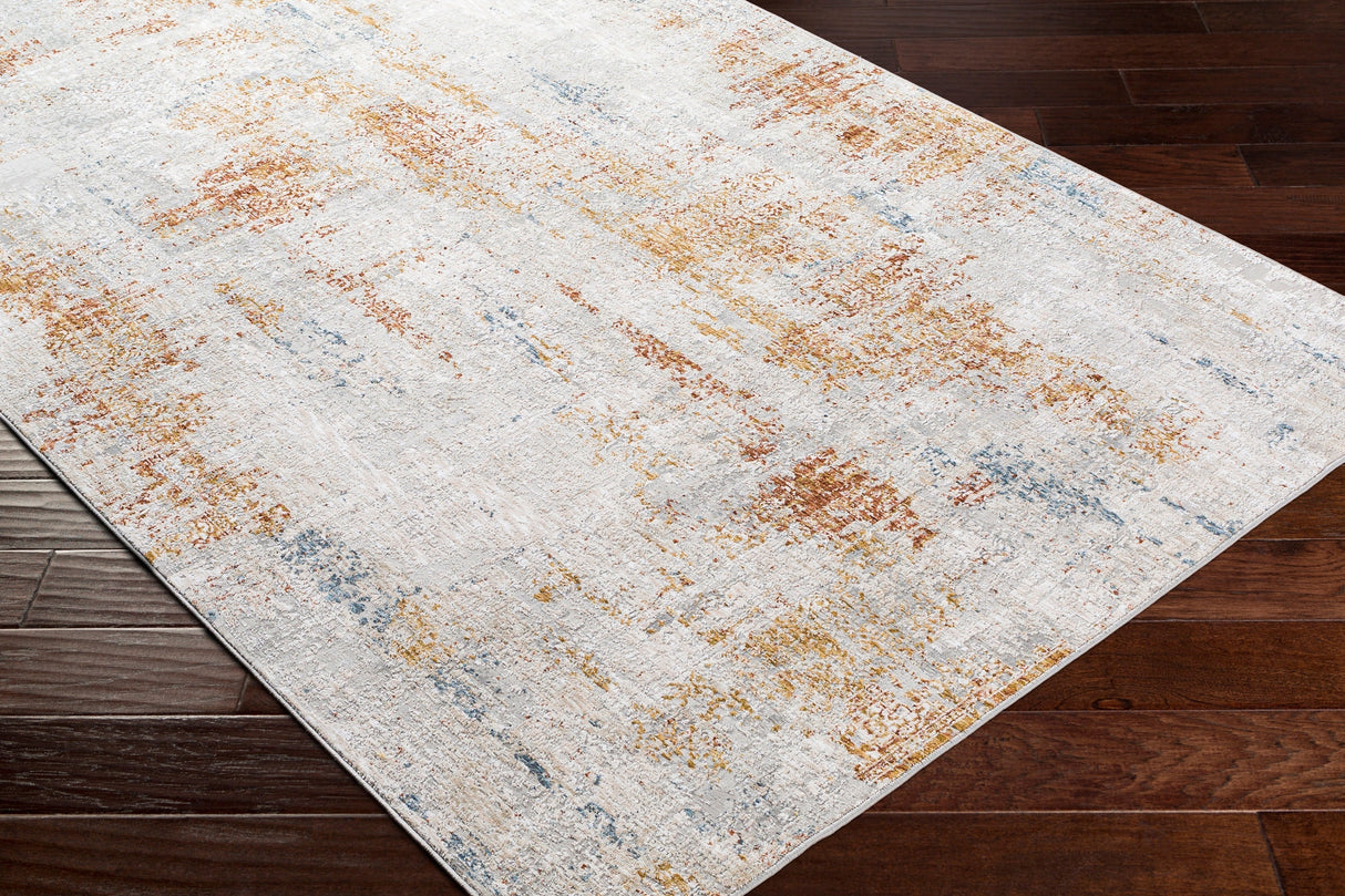 Surya Carmel Crl-2302 Aqua, Camel, Clay, Light Gray Rugs.
