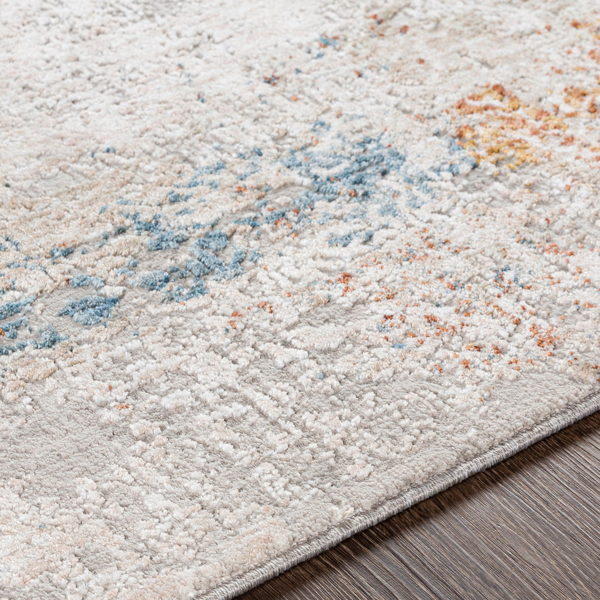 Surya Carmel Crl-2302 Aqua, Camel, Clay, Light Gray Rugs.