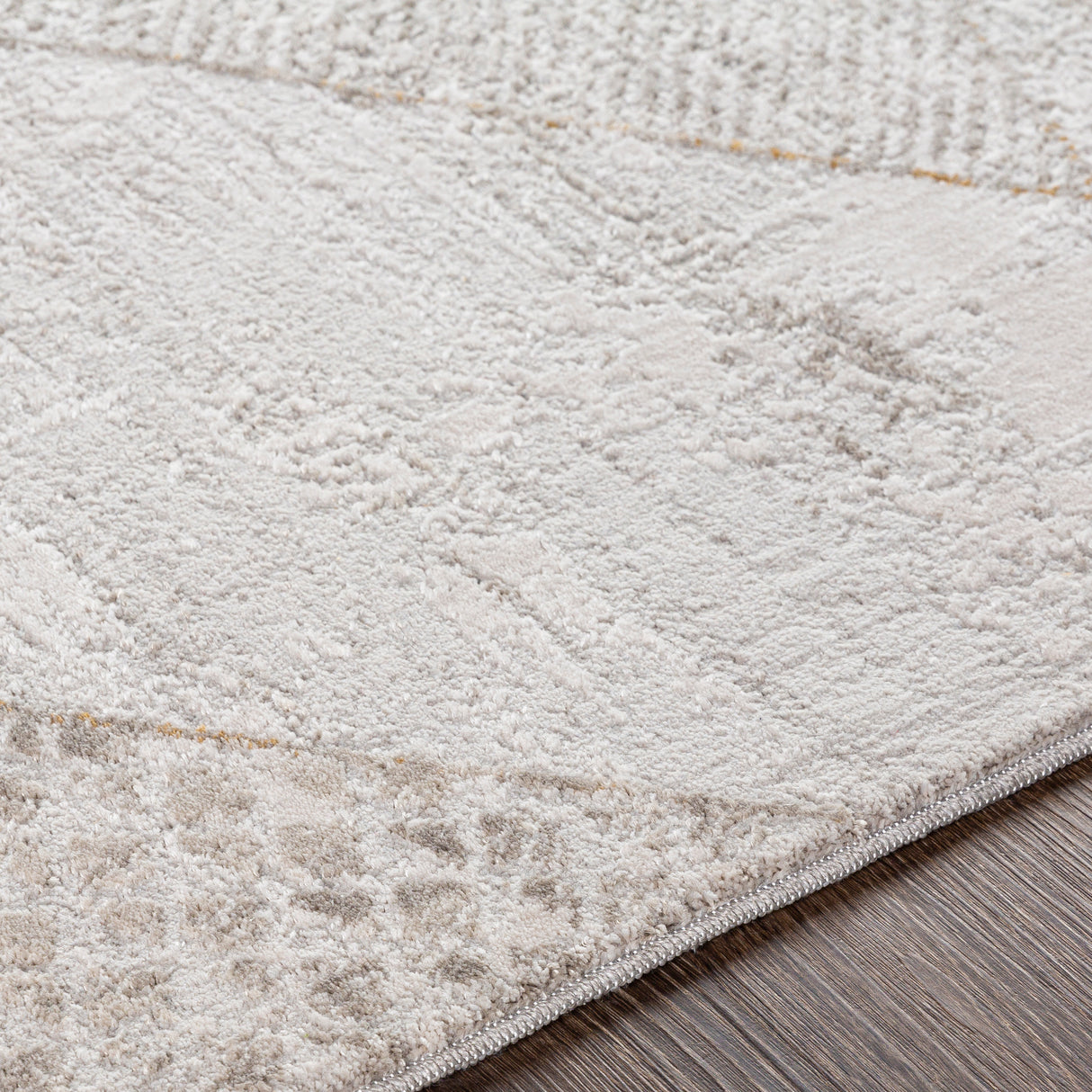 Surya Carmel Crl-2303 Ivory, Light Gray, Medium Gray, Taupe Rugs.
