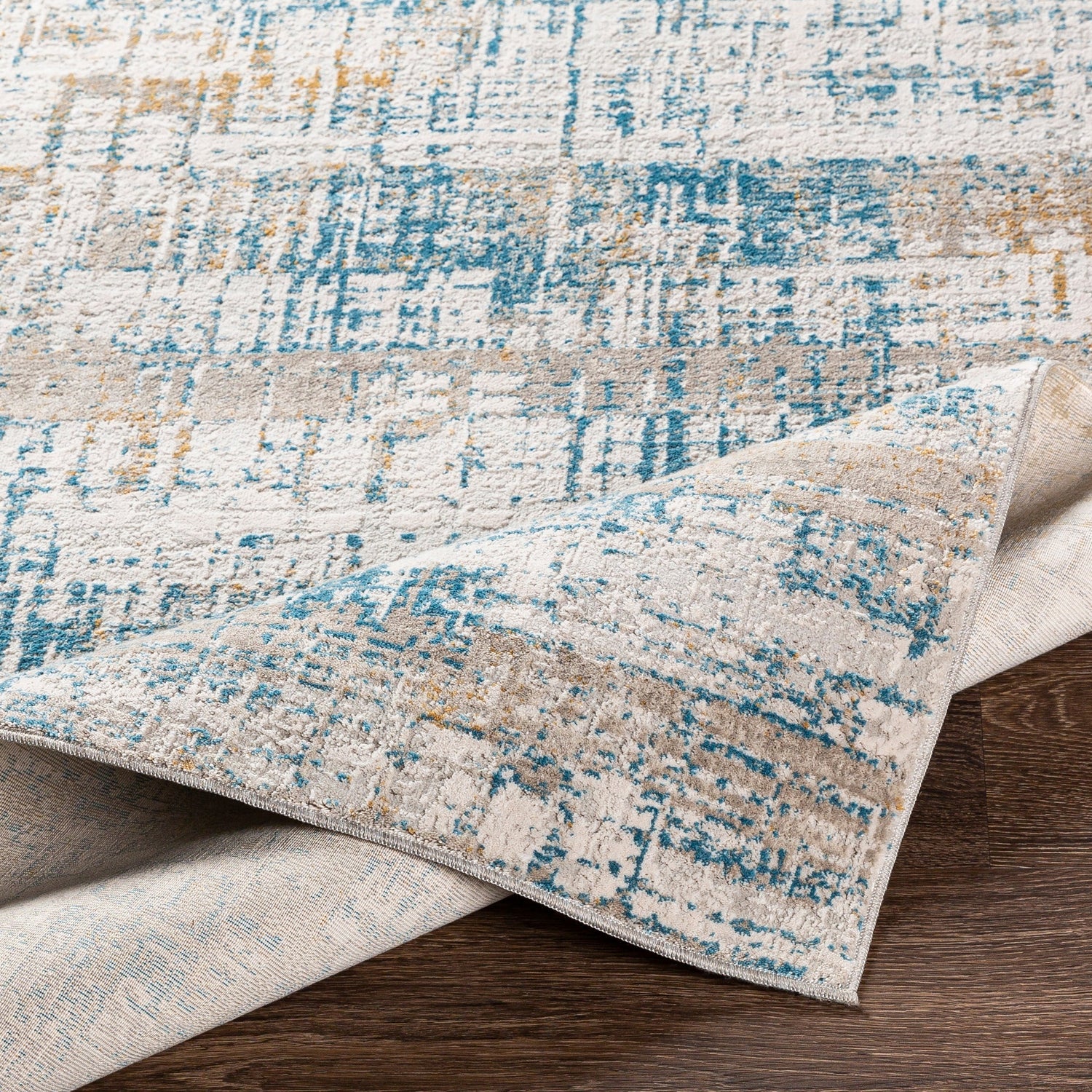 Surya Carmel Crl-2308 Aqua, Camel, Mustard Rugs.