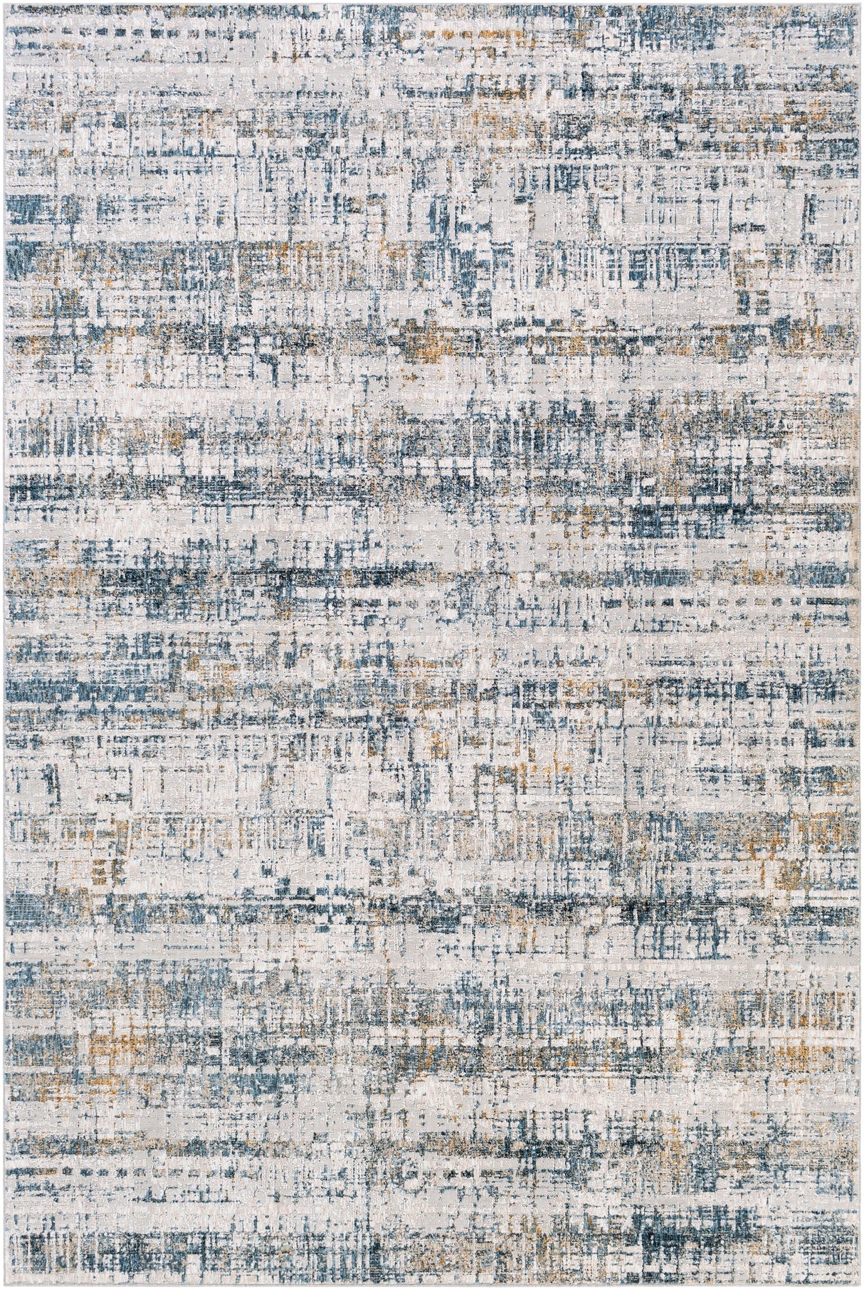 Surya Carmel Crl-2309 Aqua, Camel, Mustard, Navy Rugs.
