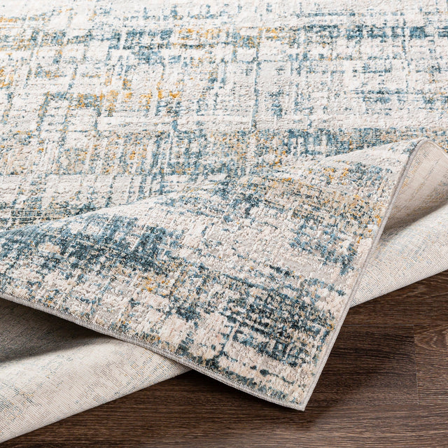 Surya Carmel Crl-2309 Aqua, Camel, Mustard, Navy Rugs.