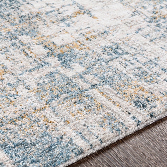 Surya Carmel Crl-2309 Aqua, Camel, Mustard, Navy Rugs.