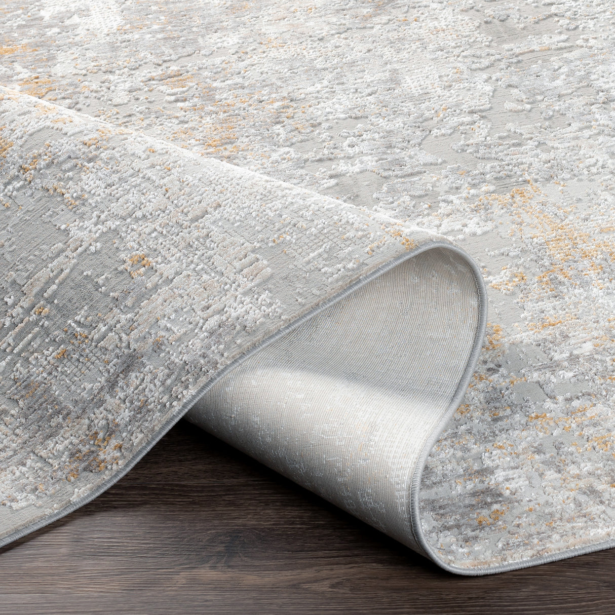 Surya Carmel Crl-2315 Taupe, Light Gray, Mustard, White Rugs.