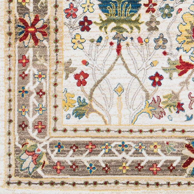 Surya Crafty Crt-2311 Dark Red, White, Khaki, Camel Rugs.