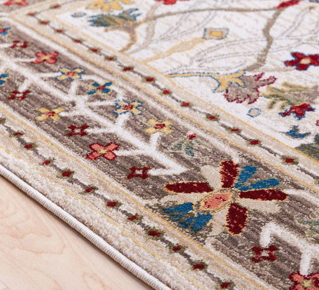 Surya Crafty Crt-2311 Dark Red, White, Khaki, Camel Rugs.