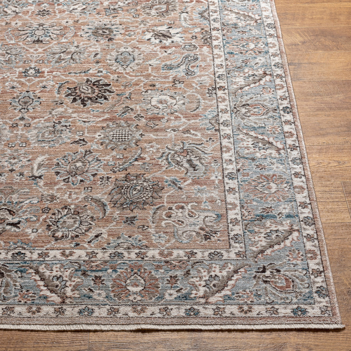 Surya Carlisle Csi-2300 Mauve, Pale Blue Rug.