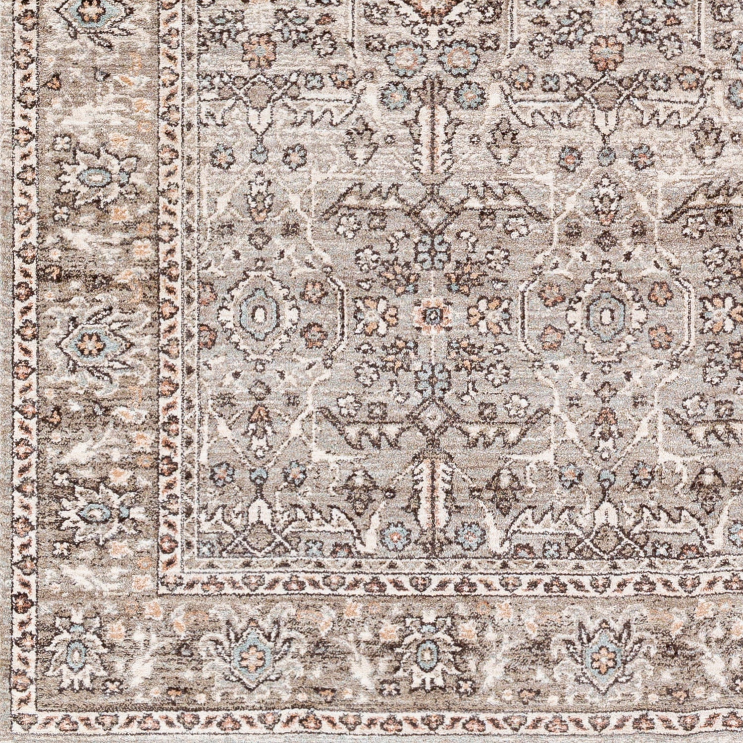 Surya Carlisle Csi-2301 Dusty Sage, Light Gray Rug.