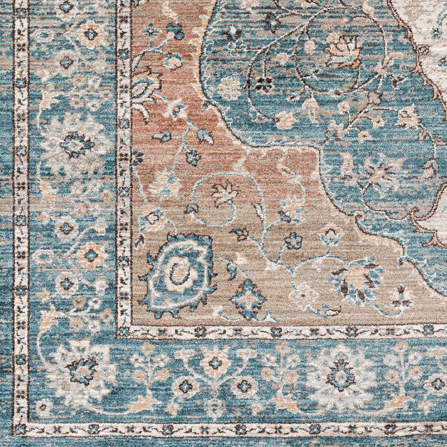 Surya Carlisle Csi-2304 Dark Blue, Pale Blue Rug.