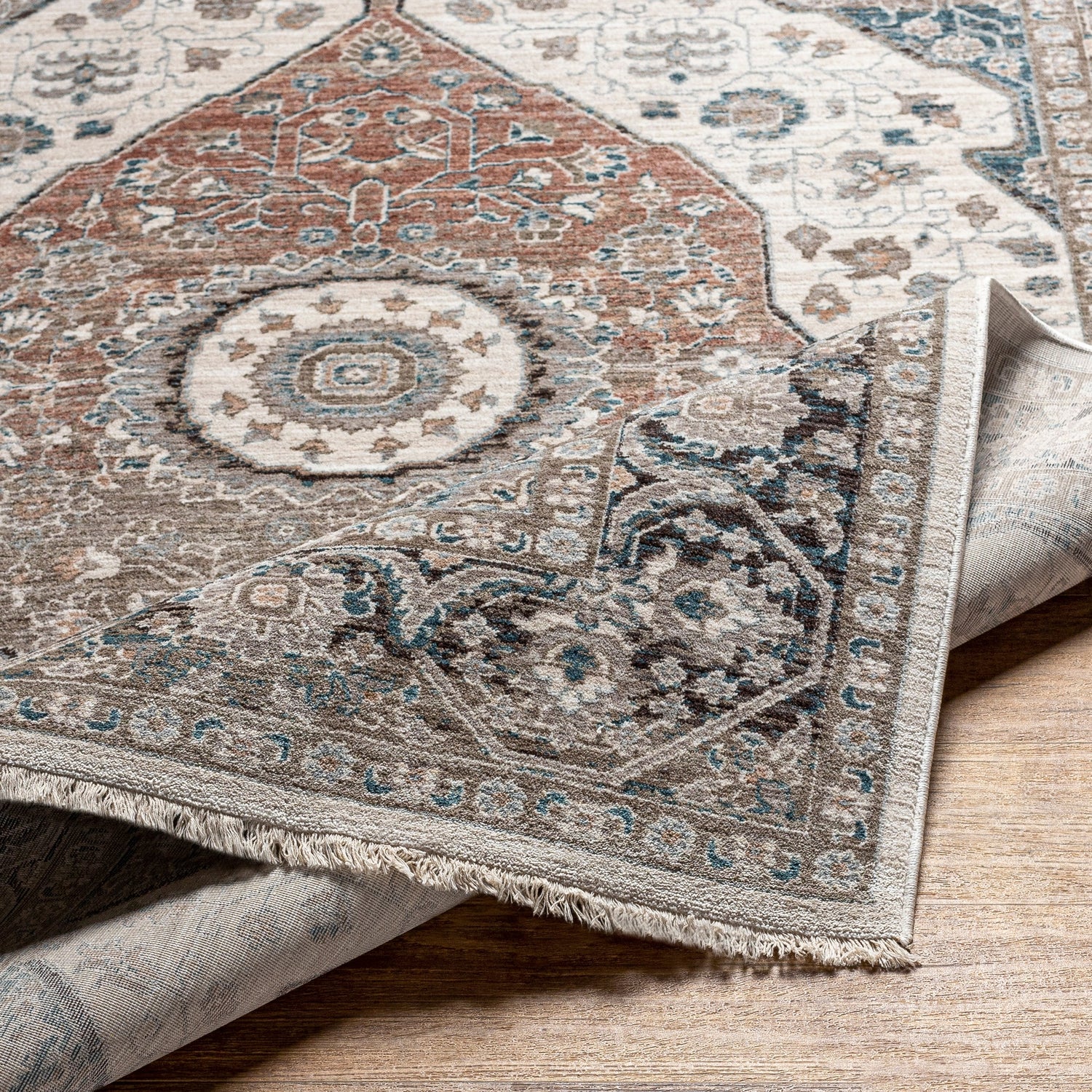 Surya Carlisle Csi-2306 Light Sage, Pale Blue Rug.