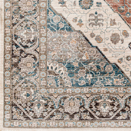 Surya Carlisle Csi-2306 Light Sage, Pale Blue Rug.