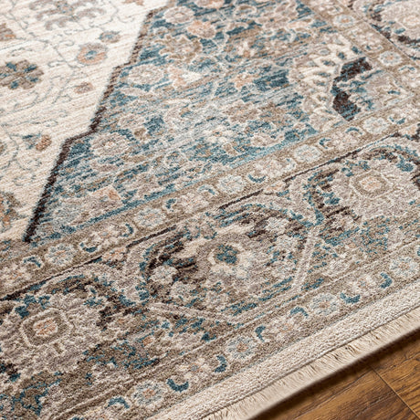 Surya Carlisle Csi-2306 Light Sage, Pale Blue Rug.