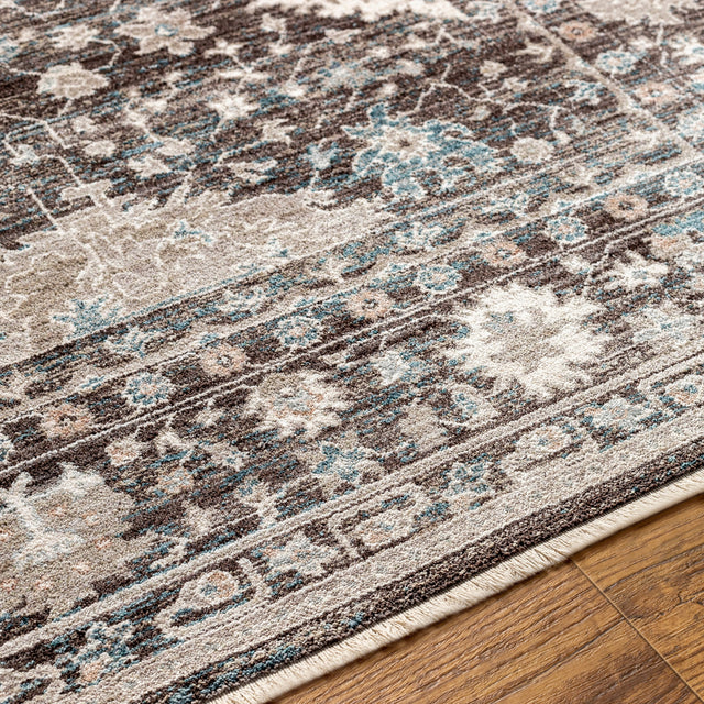 Surya Carlisle Csi-2308 Dark Brown, Ivory Rug.