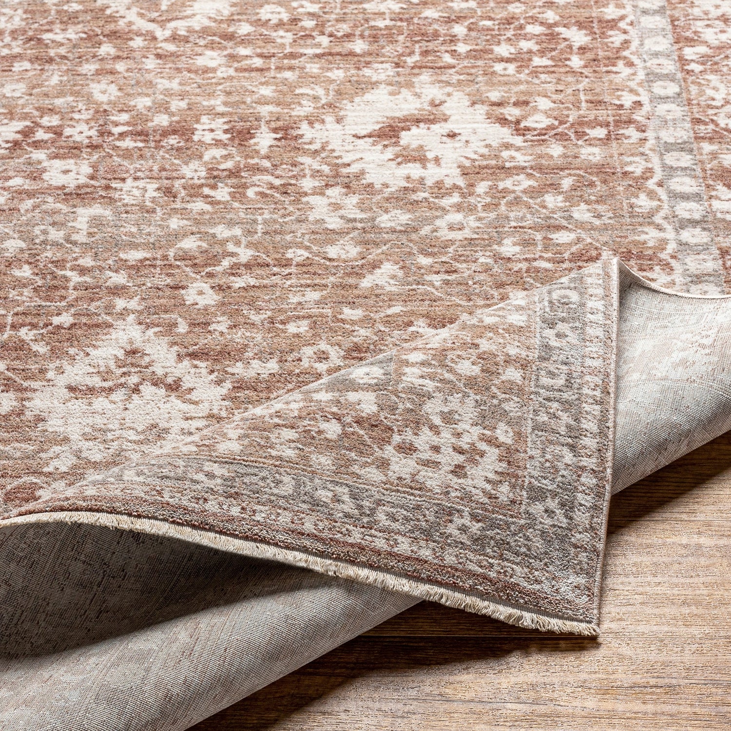 Surya Carlisle Csi-2311 Dusty Pink, Ivory Rug.