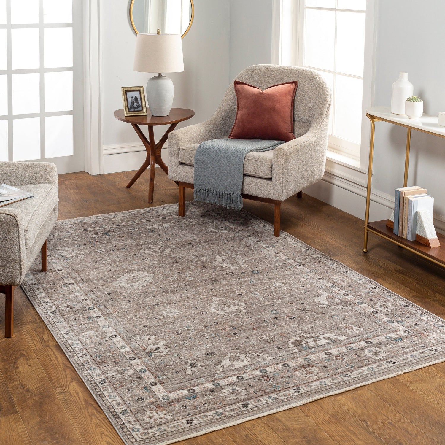 Surya Carlisle Csi-2312 Sage, Ivory Rug.