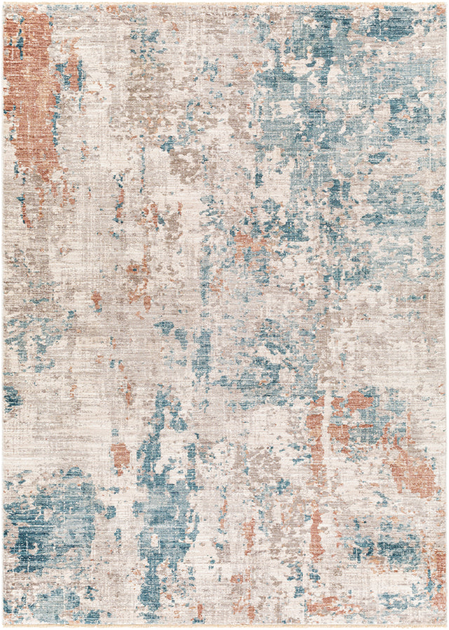 Surya Carlisle Csi-2313 Pale Blue, Dusty Pink Rug.