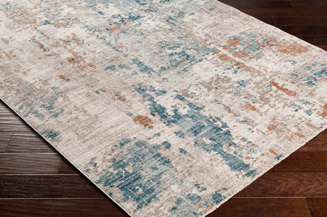 Surya Carlisle Csi-2313 Pale Blue, Dusty Pink Rug.