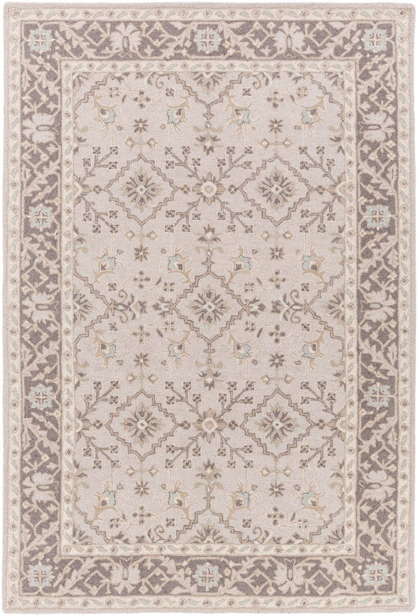 Surya Castille Ctl-2000 Taupe, Charcoal, Ivory, Camel Rugs.