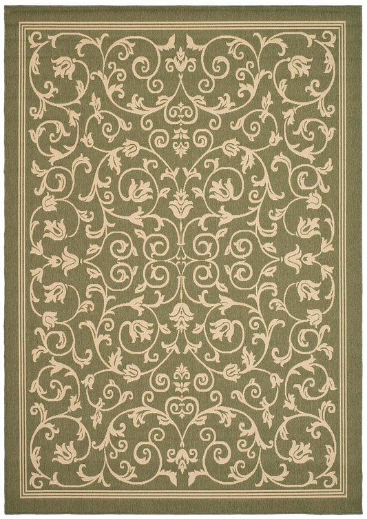 Safavieh Courtyard cy2098-1e06 Olive / Natural Area Rug