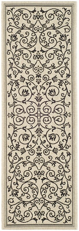 Safavieh Courtyard cy2098-3901 Sand / Black Rugs.