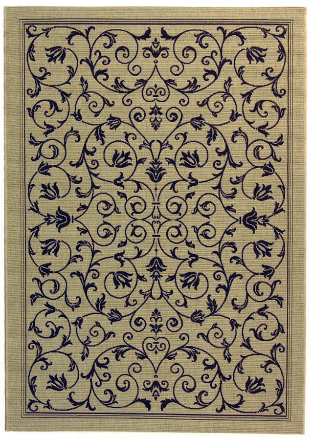 Safavieh Courtyard cy2098-3901 Sand / Black Rugs.