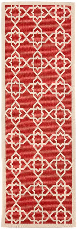 Safavieh Courtyard Cy6032-248 Red / Beige Rugs.