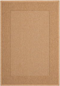 Safavieh Courtyard Cy7987-39A5 Natural / Gold Bordered Area Rug
