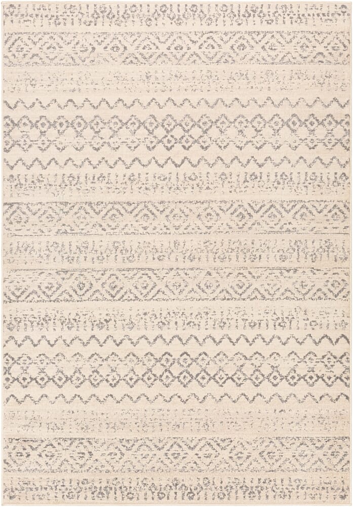 Surya City Light Cyl-2309 Charcoal, Wheat, Cream, Light Gray Rugs.