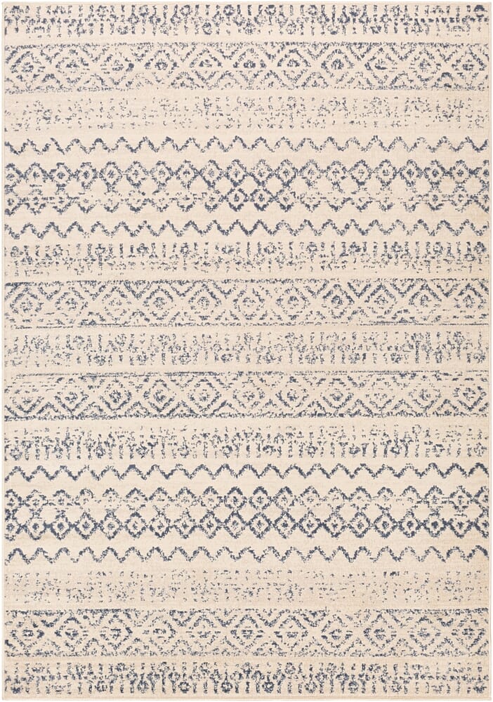 Surya City Light Cyl-2311 Denim, Wheat, Cream Rugs.