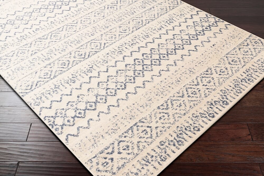 Surya City Light Cyl-2311 Denim, Wheat, Cream Rugs.