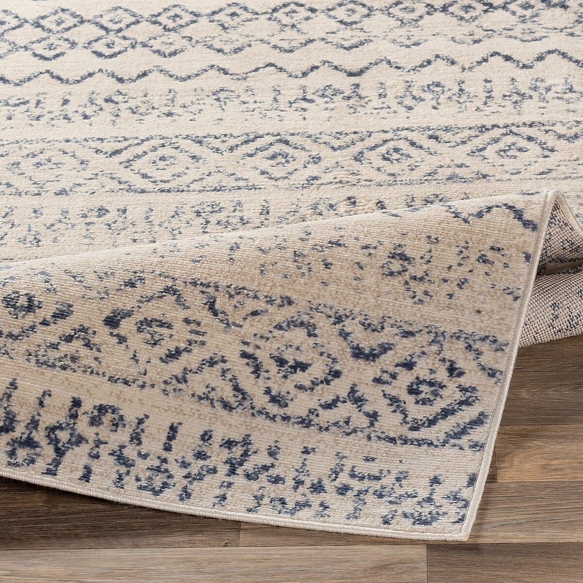 Surya City Light Cyl-2311 Denim, Wheat, Cream Rugs.
