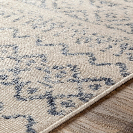 Surya City Light Cyl-2311 Denim, Wheat, Cream Rugs.