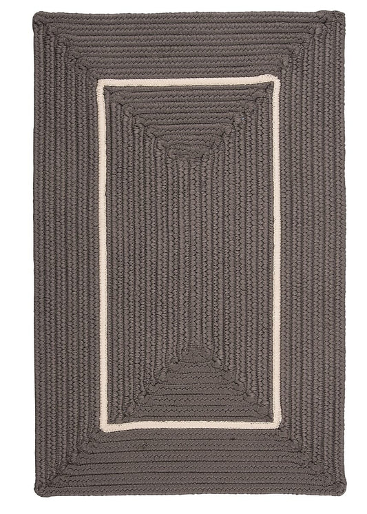 Colonial Mills Doodle Edge Fy42 Gray Bordered Area Rug